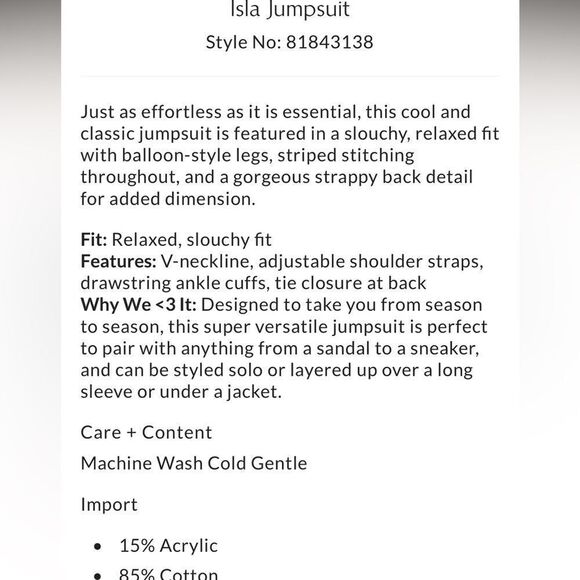 FREE PEOPLE ISLA JUMPSUIT IN BLUE AND PINK COMBO LARGE NEW - Picture 7 of 7